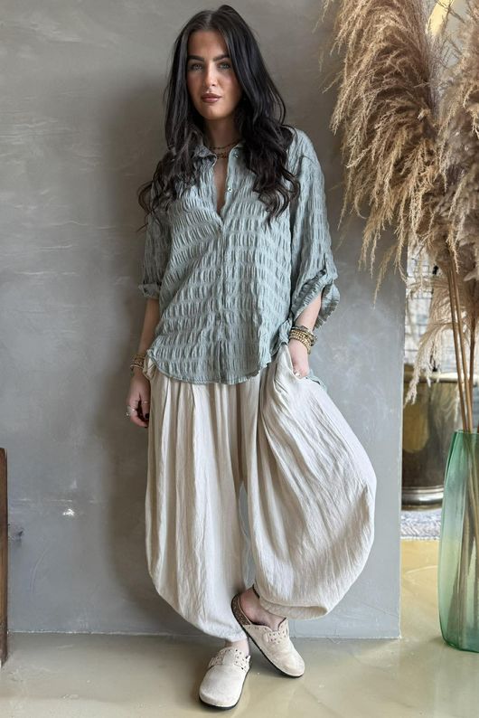 Hey Sucker Blouse Khaki /13=